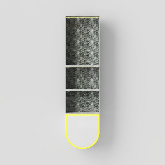 Urban Window Low Poly Building 3D model for Creative Projects