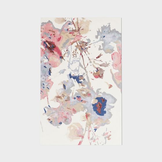 Abstract Floral Rug 3D model for Creative Designs