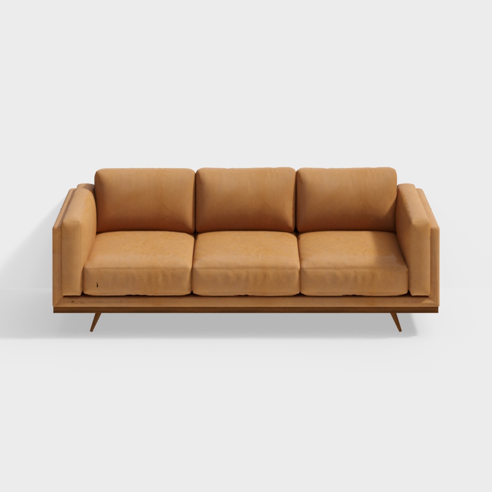 Sofa Zander Classic Wooden Style - West Elm