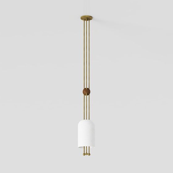 Elegant Minimalist 3D Chandelier Model
