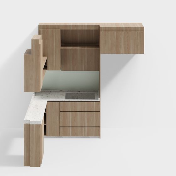 Urban Corner Workstation 3D model