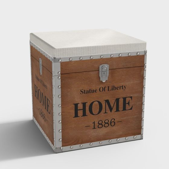 Statue of Liberty Home Trunk 3D model
