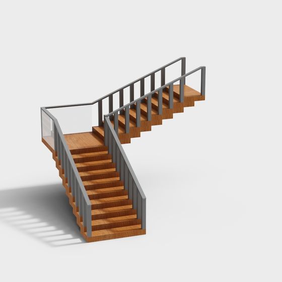 Urban Staircase 3D model for Creative Spaces
