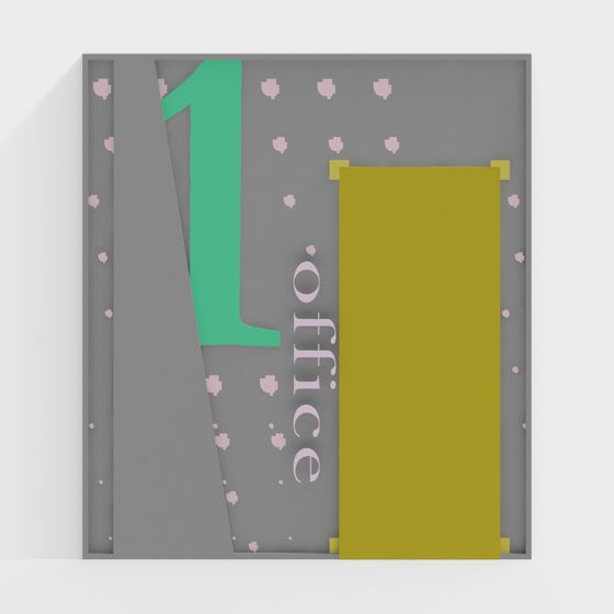 Urban Office Sign 3D model