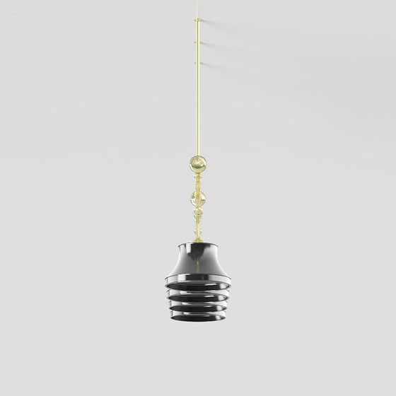 Stylish Chandelier 3D model for Contemporary Spaces