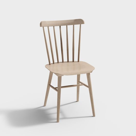 Elegant Minimalist Chair 3D model