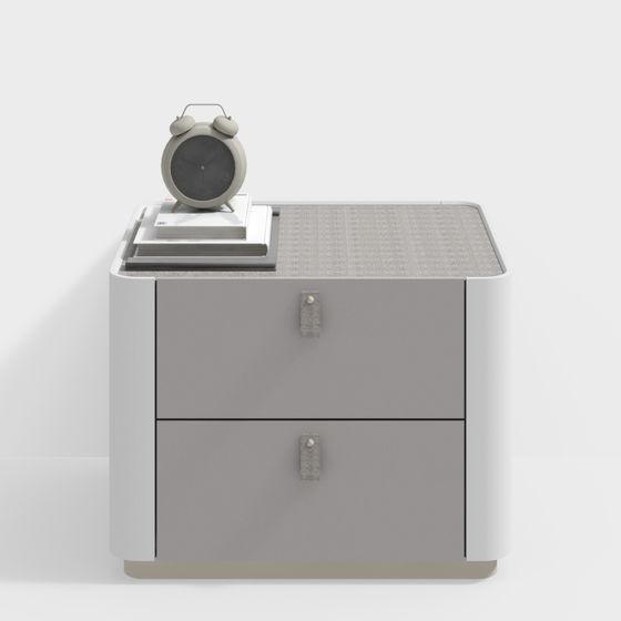Modern Minimalist Nightstand 3D model