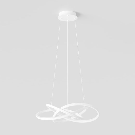 Flowing Rings Pendant Light 3D model