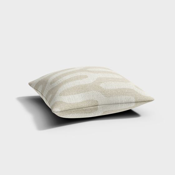 Cozy Wave Pillow 3D model