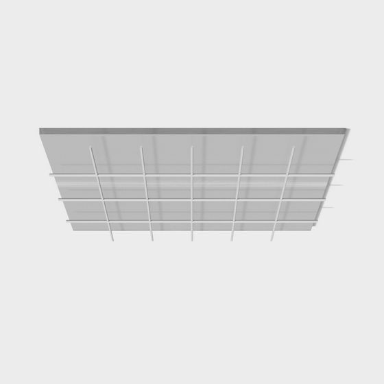 Stylish Grid Ceiling 3D model for Contemporary Spaces