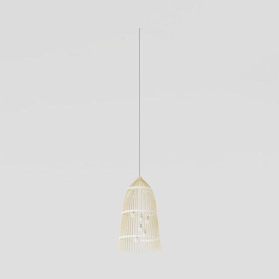 Suspension en rotin 4