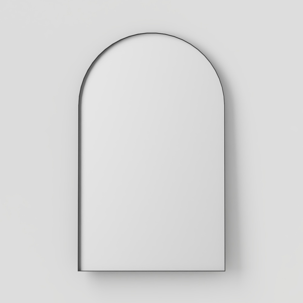 William Wood - Liberty Black Full Length Arched Metal Mirror