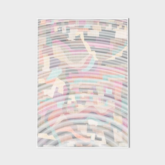 Abstract Geometric 3D Model for Creative Projects