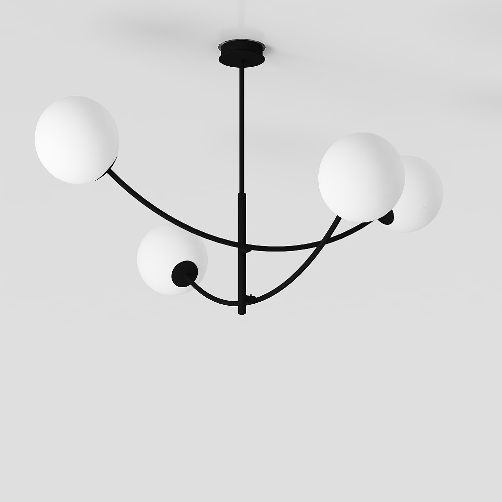 Minimalist Chandelier 3D model