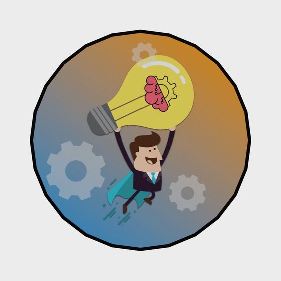 Low-Poly Creative 3D Model with Heart-Shaped Light