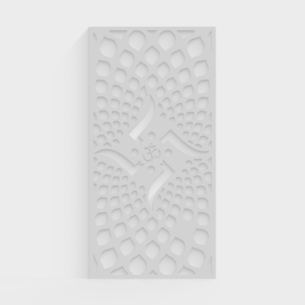 Lattice Panel 3D Model Design