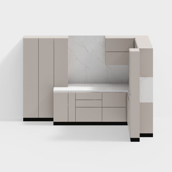 Urban Corner Cabinet 3D model