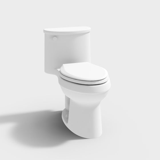 Stylish City Toilet 3D model for Modern Spaces