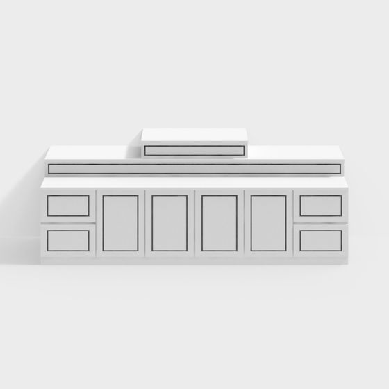 Urban Minimalist Dresser 3D model