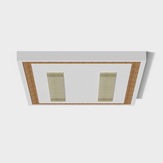 Wooden Grille Ceiling 3D model