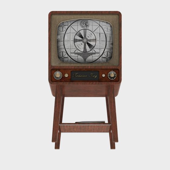 Radiation King Vintage Television 3D model