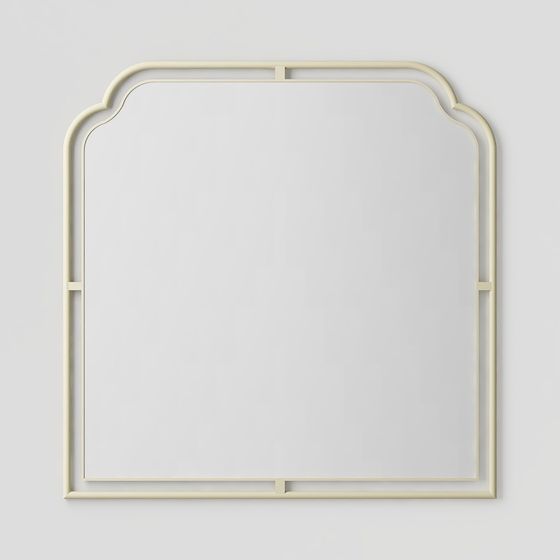 Elegant Low-Poly Mirror 3D Model Design