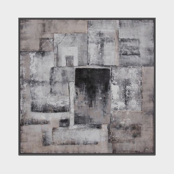 Abstract Geometric Porch 3D model for Creative Spaces