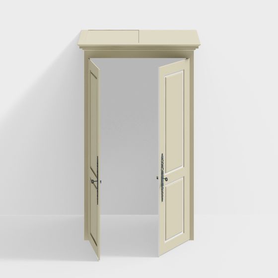Stylish 3D Model Door Ideal for Creative Spaces