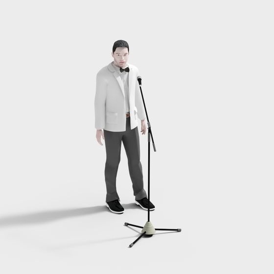 Elegant Low-Poly High-Detail 3D Model of a Speaker