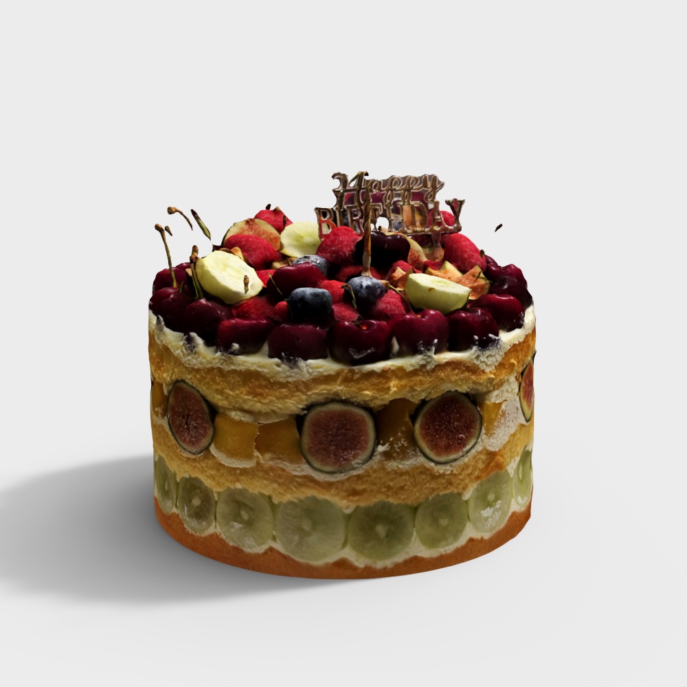 luxurious-fruit-cake-scaniverse