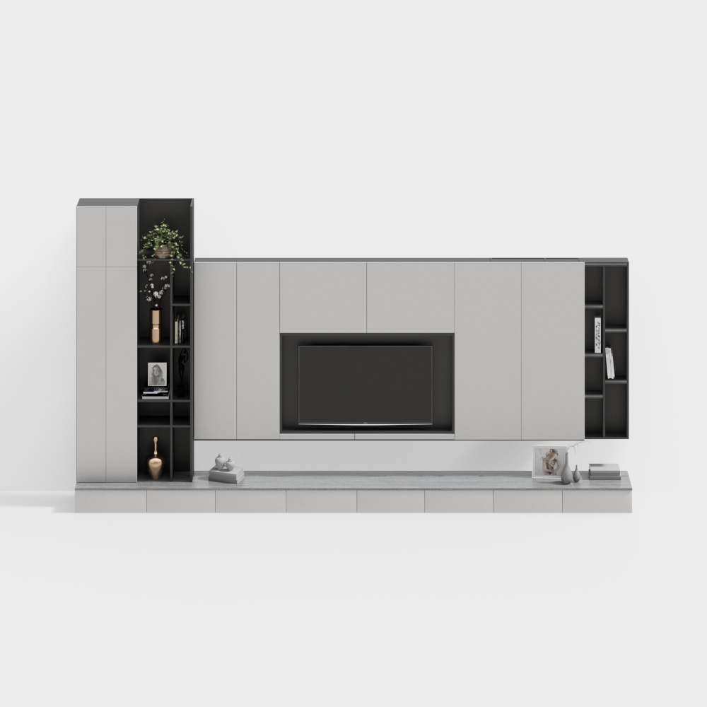 Urban Elegance Media Wall 3D model