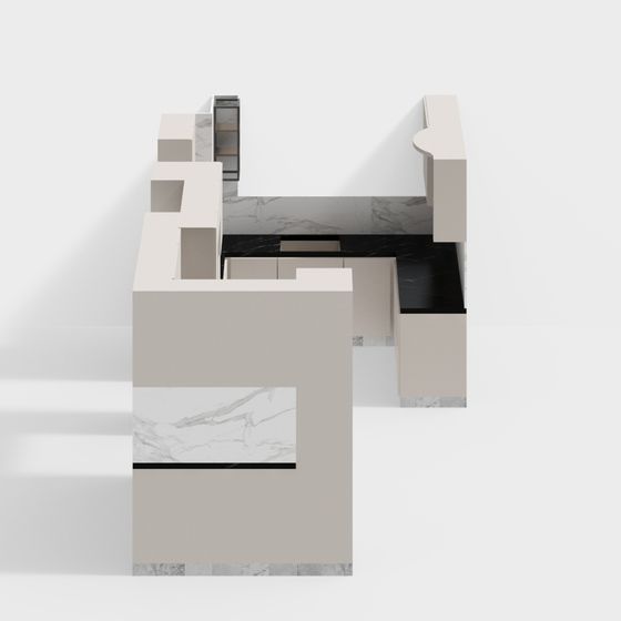 Urban Maze 3D model: A Fusion of Simplicity and Complexity