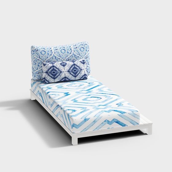 Watercolor Lounge Chair 3D model