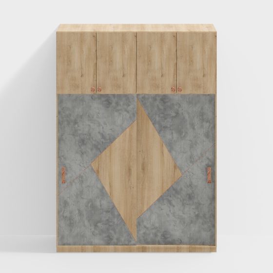Urban Fusion Cabinet 3D model for Versatile Design