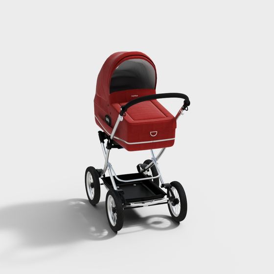 Urban Stroll Baby Stroller 3D Model