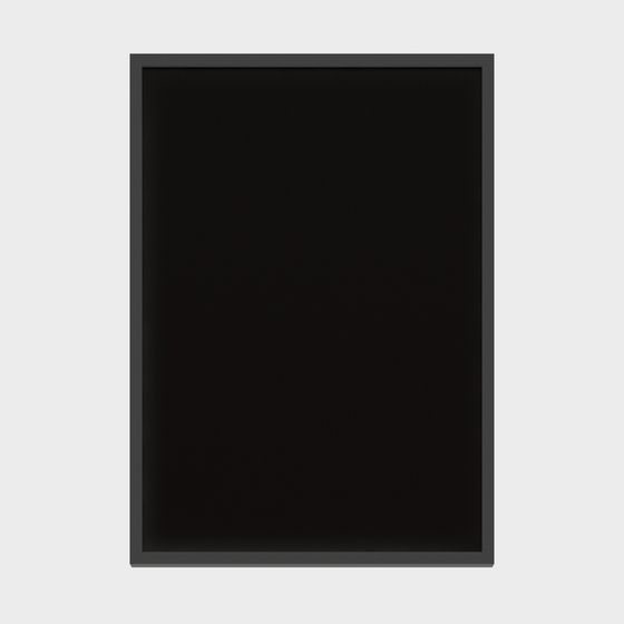 Stylish Urban Blackboard 3D Model for Creative Projects