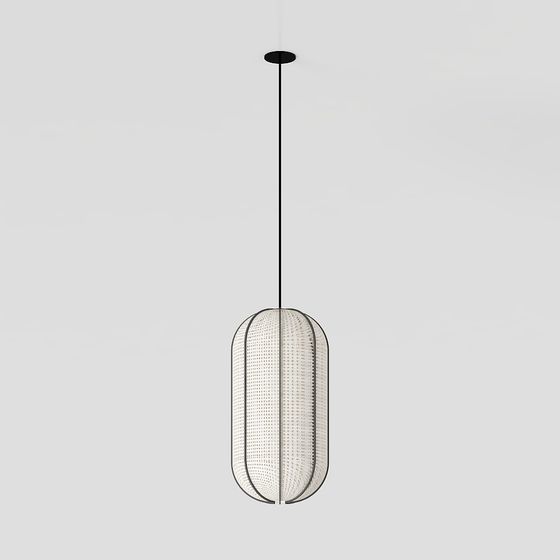 Stylish Modern Pendant Light 3D model