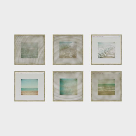 Beach Frame Series 3D model