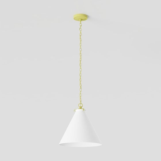 Elegant Low-Polygon Pendant Light 3D model