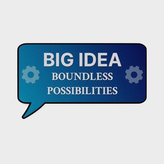 Big Idea 3D model - Endless Creativity