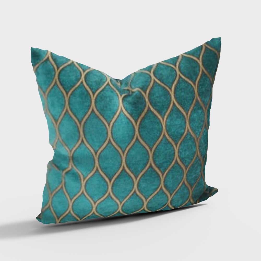 Pillow-Moroccan+Blue