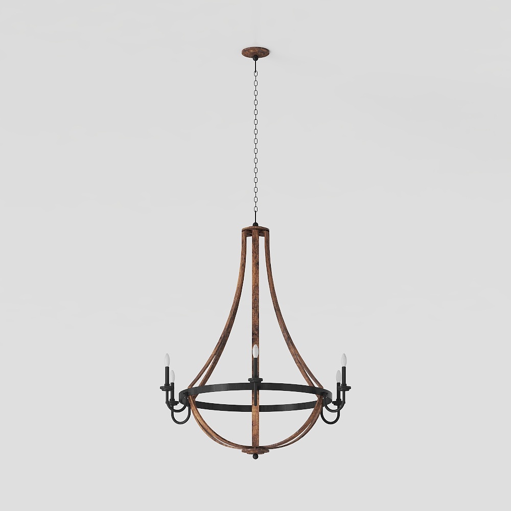 Merlot+6+Light+Wine+Barrel+Chandelier