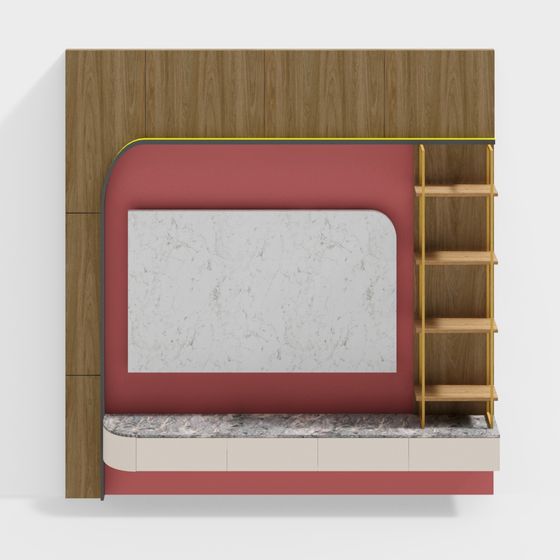 Urban Elegance Wall Unit 3D model