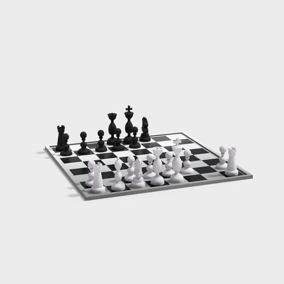 Classic Chess 3D model