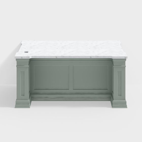 Minimalist Living Room Coffee Table 3D model