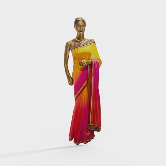 Sari Beauty 3D model