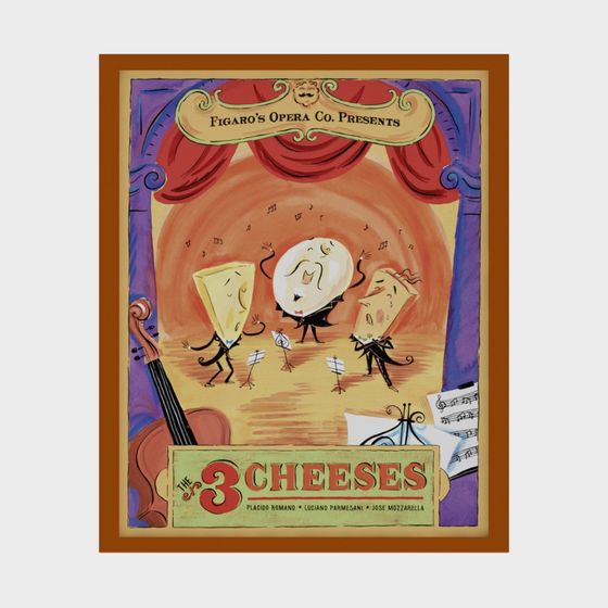 The 3 Cheeses 3D Model - A Surrealist Opera Experience