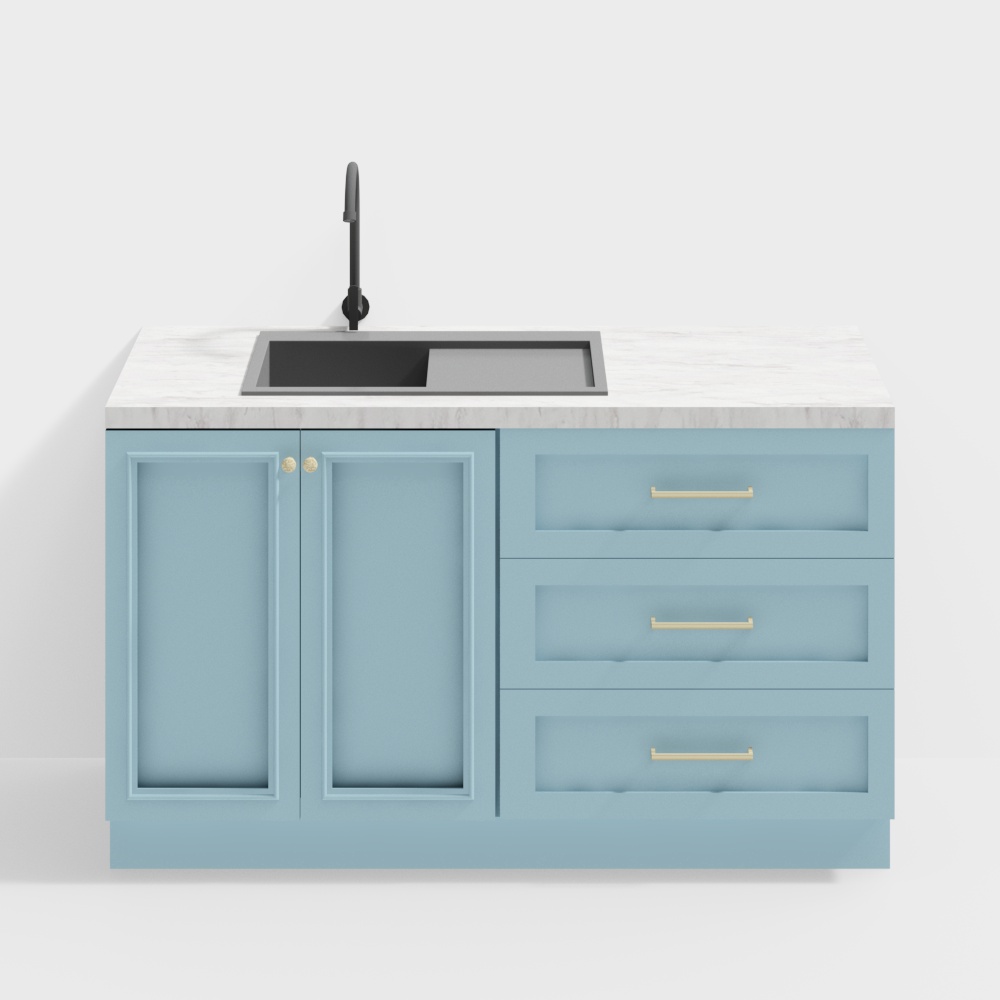 kabinet sink coastal