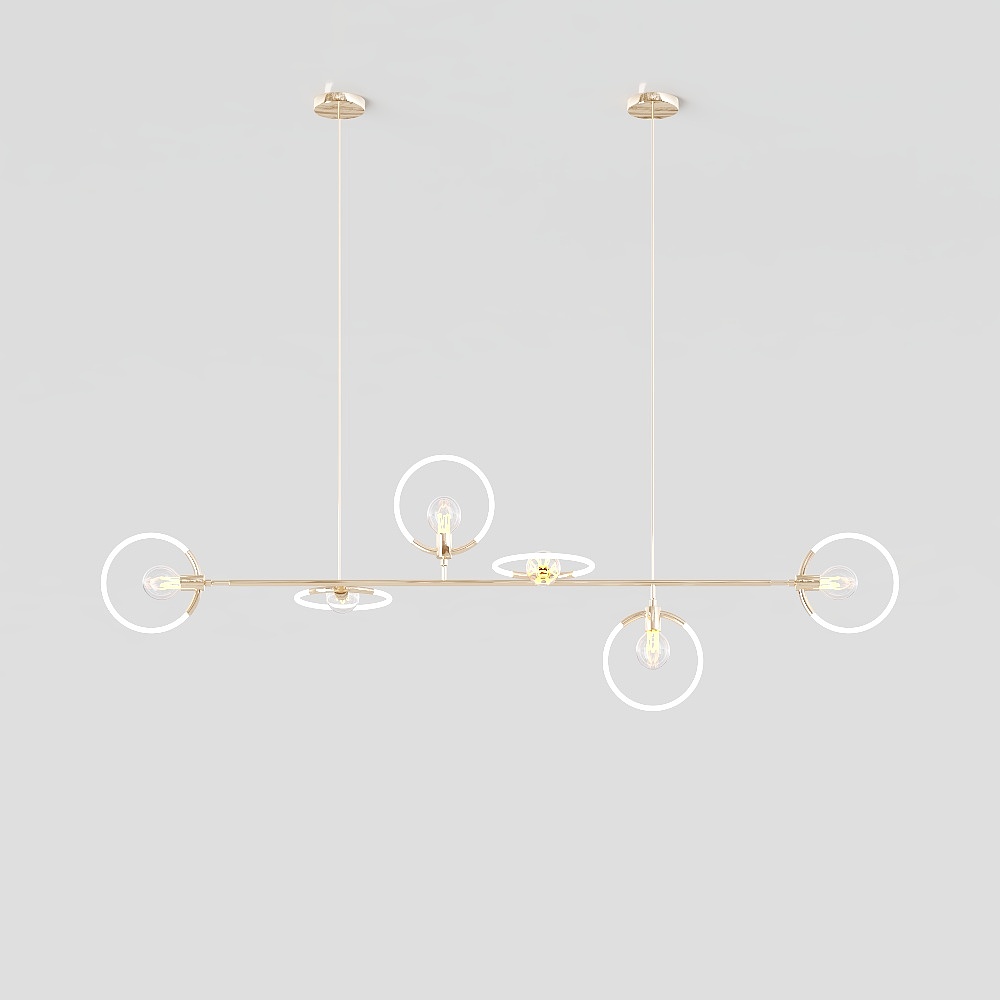 Linear Elegance 3D model Chandelier