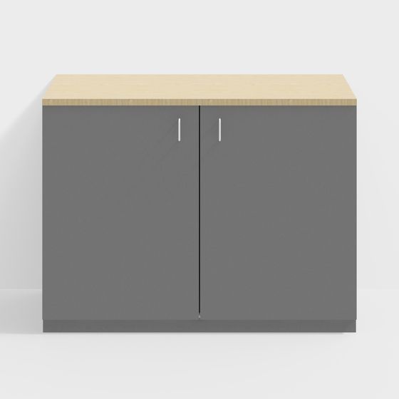 Urban Storage Cabinet 3D model for Creative Spaces